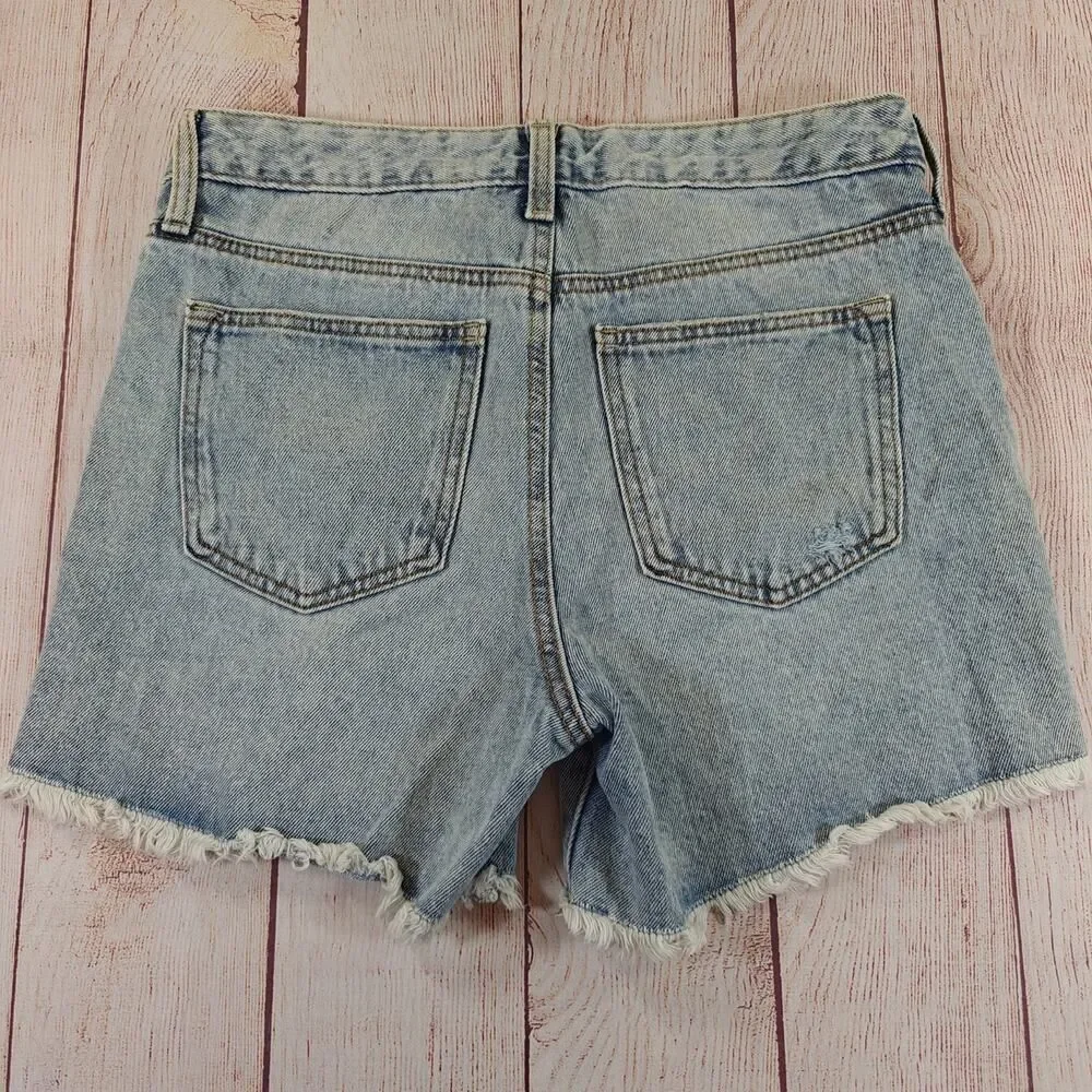 Celebrity Pink the Bobby high rise boyfriend destructed shorts sz 5/27